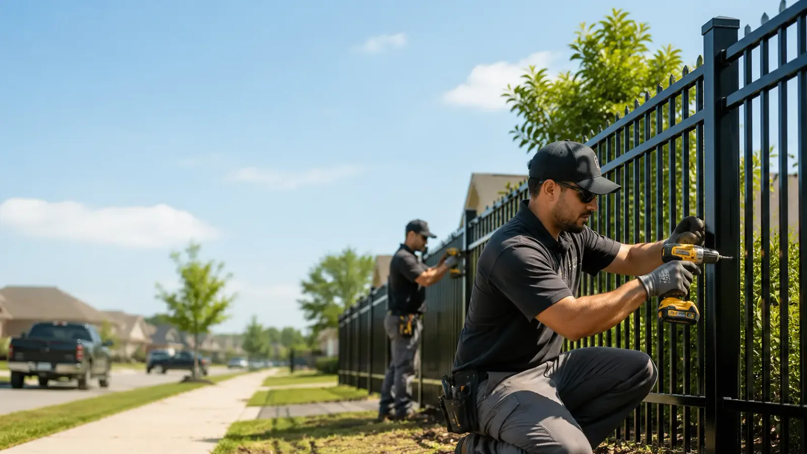 Metal Fence Installation in Pecan Gap, TX